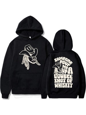 Tarzsokak Siyah Unisex Bir Bar Şarkı Shaboozey Nashville Streetwear Vintage Moda