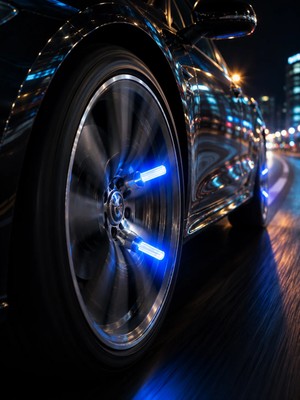 Yavuz Group 4'lü Araç Sibop LED Işığı Otomatik Açılan Lastik Işığı Seti