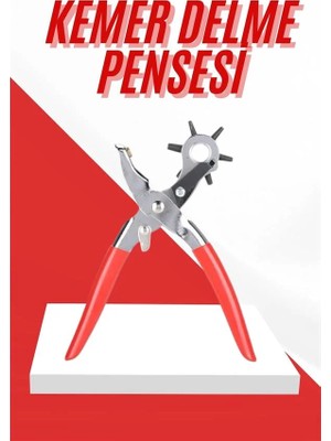Yavuz Group Kemer Delme Pensesi 6 Farklı Boyutta Kemer Delici Ev Deri Kemer