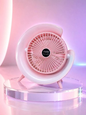 Yavuz Group 3 Hız Ayarlı USB Şarjlı Rgb Masa Fanı