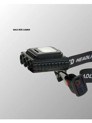 Yavuz Group Şarjlı LED Kafa Lambası 800 Lumen Cob Xpe Ayarlanabilir Başlıklı