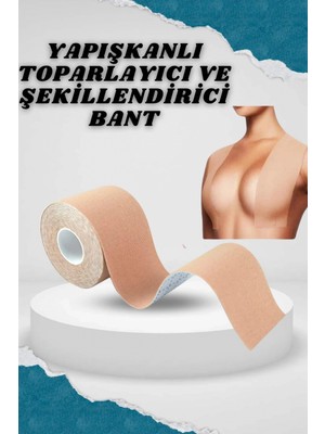 Hace Bazaar Toparlayıcı Göğüs Bandı Şekillendirici Ten Rengine Uygun Esnek Hassas Ciltlere Uygun