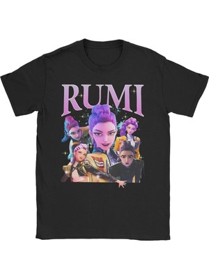 Tarzsokak Siyah Rujinu Kpdh Jinu Demon Hunter Tees Kpop Huntrix T Crewne