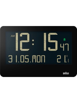 Ozka Concept Dijital Duvar Saati, Iç Mekan Sıcaklığı, Tarih, Haftanın Günü, Büyük Ters LCD Ekran, Hızlı Se