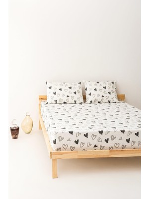 Ozka Concept Soley Lover Tek Kişilik Düz Çarşaf, 160X240, Beyaz