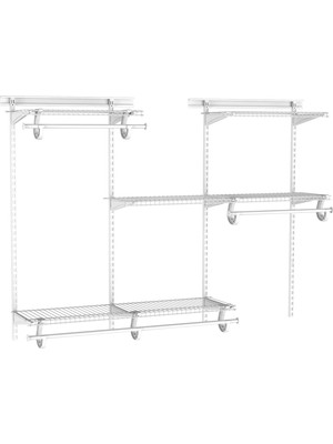 Ozka Concept Ayarlanabilir Gardırop Düzenleyici Kiti 1,22 M (4') - 1,83 M (6') Genişlik - 8808