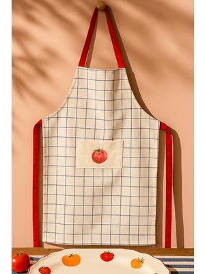 Ozka Concept Rakle x Bengi Kurtcebe Pomodoro Mutfak Önlüğü 64X80 cm