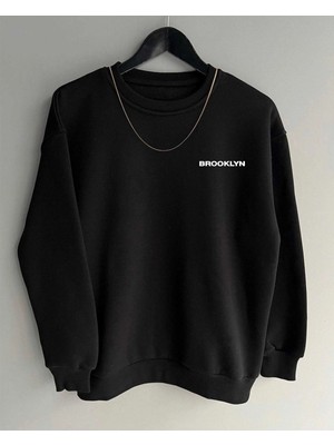 Tarzsokak Unisex Brooklyn Yazılı Siyah