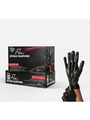 TeknoKapsül Flex Hi-Tech Tpe Tek Kullanımlık Eldiven 100’LÜ – Lateks Içermez, Pudrasız, Gıdaya Uygun, Elastik ve Dayanıklı