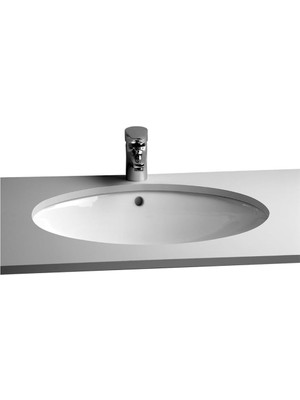 TeknoKapsül Vitra S20 6069B003-0012 Tezgah Altı Lavabo, 52 Cm, Beyaz