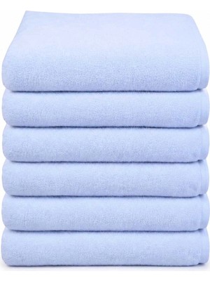Universal 6 Lı Otel El Yüz Havlusu Pamuklu Beyaz 50X85 cm Newcotton