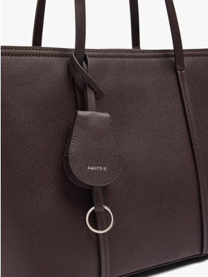 Parfois Kadın Charm'lı Dokulu Shopper Çanta