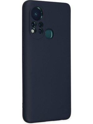 TeknoKapsül Hot 11S Kılıf Nano Içi Kadife Silikon - Lacivert