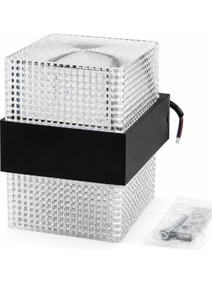 Aslanoğlu Store IP66 50.000 Saat LED Ömrü 10W Inci LED Aplik Duvar Lambası ARS-348956