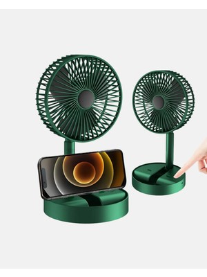 Aslanoğlu Store Taşınabilir Katlanabilir Mini Fan 3 Kademeli Şarj Edilebilir