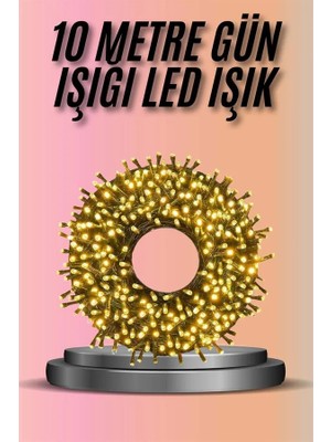 Aslanoğlu Store Dekoratif Aydınlatma Ampüllü 10 Metre Gün Işığı Şerit LED