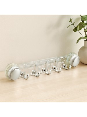 Aslanoğlu Store 5 Kollu Plastik Yapışkanlı Askı