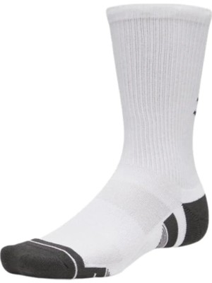 Under Armour New Ua Perf Tech 3pk Crew 6015139-100 Beyaz Çorap