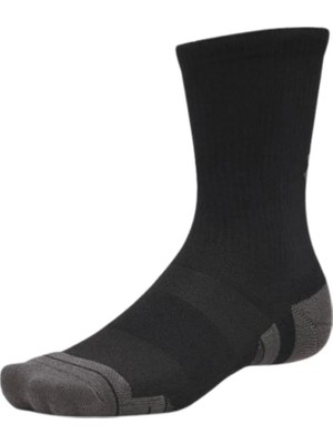 Under Armour New Ua Perf Tech 3pk Crew 6015139-008 Siyah Çorap