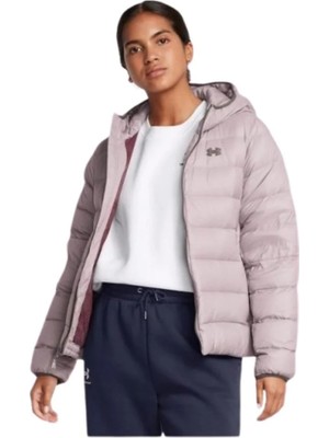 Under Armour Legend Down Hooded Jacket 1385852-015 Gri Mont