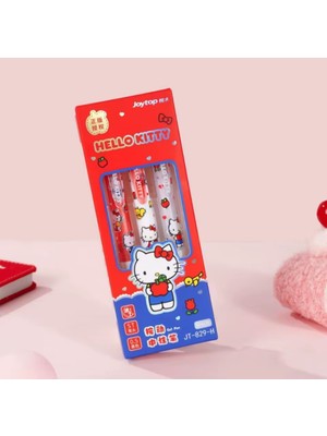 My Balli Store Sanrio Hello Kitty 3'lü Jel Kalem Seti (Siyah Yazar)