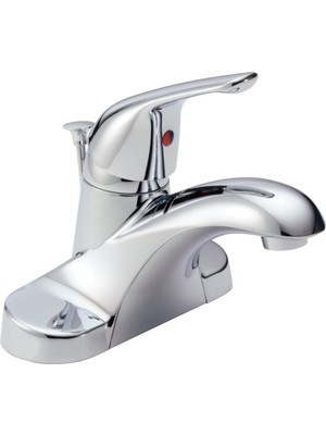 1001 B510LF Temel Standart Centerset Banyo Bataryası Banyo Musluk, Krom
