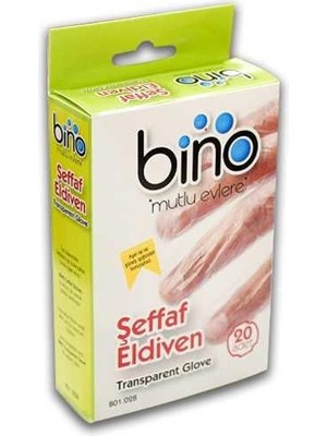 TeknoKapsül 028 Şeffaf Eldiven 20 Li