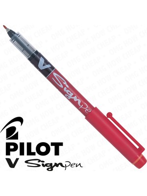 1001 Sw-Vsp-R V-Signpen Kalem, Kırmızı
