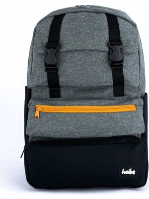 1001 Okul Sırt Çantası (Laptop Bölmeli) Antrasit- Siyah 1154