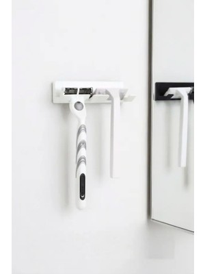 1001 Yapışkanlı Traş Bıçak Bıçağı 2 Jilet Için Traş Bıçaklık 2li Jiletlik Banyo Organizer
