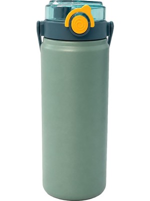 1001 316 L Çelik 1200 ml Vakumlu Soğuk Pipetli Matara Suluk CIN413MV-12