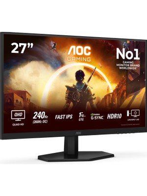 1001 Q27G42ZE 27" 260Hz (Oc) 1ms HDMI Dp Adaptivesync HDR10 Qhd Fast IPS Gaming Monitör