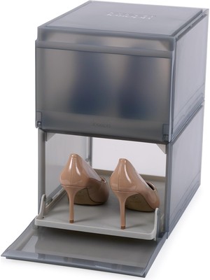 1001 Shoecase Premium Ayakkabı ve Spor Ayakkabı Saklama Kutusu Düzenleyici, Kaydırmalı Ayakkabı Tep