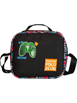 1001 Game Time Erkek Çocuk Beslenme Çantası Siyah, CPO4076R-0061STD