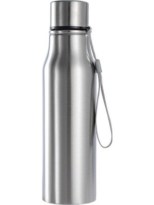 1001 Çelik Siyah Kapak 750 ml Sporcu Matara Suluk (Sıcak-Soğuk Tutmaz) CIN426