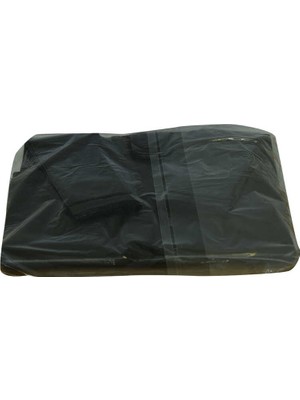 Alvera Battal Boy Atlet Geri Dönüşüm Granül Çanta Poşet 65X35 cm Kalın Siyah 1000 gr 1 Paket