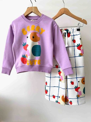 Hyggestylez Berry Cute Renkli Alt Ust Takım - Lila