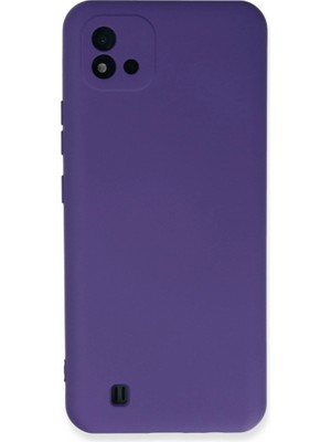 Uravas Store Realme C11 2021 Kılıf Nano Içi Kadife Silikon - Mor
