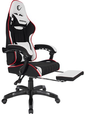 1001 MC-6655B Vanguard Oyuncu Koltuğu Siyah Gri, Ergonomik Gaming Chair, Ayarlanabilir Sırt ve Yüksekl