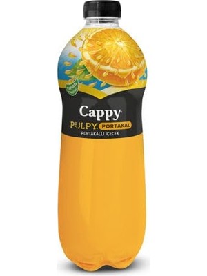 1001 Cappy Pulpy Portakallı Içecek, 1 Litre, 6'lı Paket
