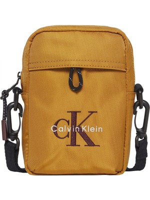 1001 Bold Logo Nylon Slım Reporter El Çantası Erkek