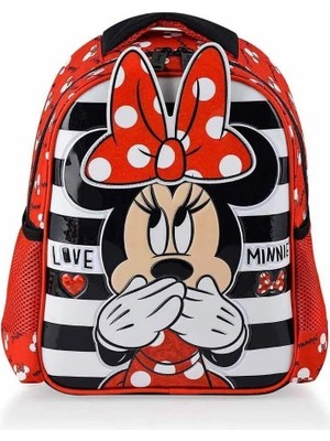 1001 Minnie Love Anaokulu Çantası, Kırmızı, Unisex