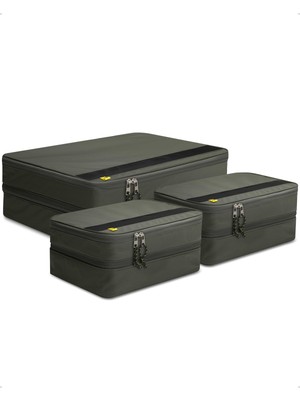1001 Seyahat Paketleme Küpleri/valiz Içi Düzenleyici Çanta Kabin Boy S (2 Adet) + Büyük Boy Xl (1 A
