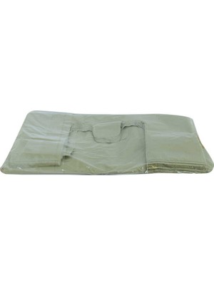 Alvera Battal Boy Atlet Geri Dönüşüm Granül Çanta Poşet 65X35 cm Kalın Gri 1000 gr 1 Paket