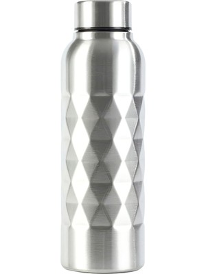 1001 Çelik Gri 750 ml Sporcu Matara Suluk (Sıcak-Soğuk Tutmaz) CIN339