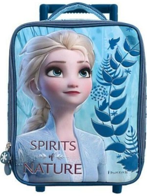 1001 Frozen Çekçekli Okul Çantası, Mavi, S Beden