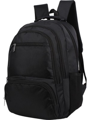 1001 620 Siyah Unisex Okul ve Günlük Büyük Sırt Çantası