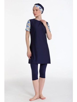 Amora Fancy Clothing Rivamare 0718-329YARI Kapalı Tesettür Takımı