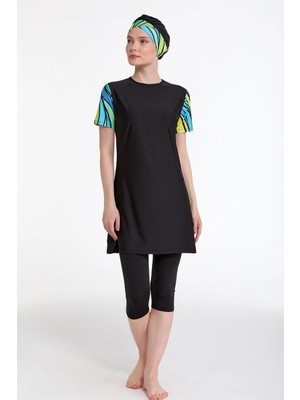Amora Fancy Clothing Rivamare 0718-330YARI Kapalı Tesettür Takımı