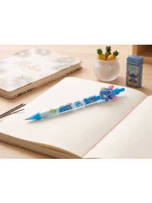 Glowilla Sevimli Mavi Karakter 3D Figürlü Versatil Uçlu Kalem 0.7 mm Kawaii Kırtasiye Okul ve Ofis Için Eğlenceli Tasarım